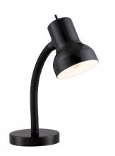 Satco Products Inc. 57/059 - Goose Neck Desk Lamp; GU24 Bulb Base; Black Finish