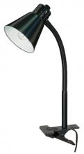 Satco Products Inc. 60/843 - Clip-On Gooseneck Lamp - 1 Light - Black