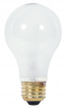 Satco Products Inc. S2512 - 57 Watt A19 Incandescent; Frost; 1000 Average rated hours; 800 Lumens; Medium base; 120 Volt; 2/Pack