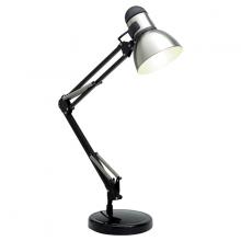 Satco Products Inc. SF76/358 - Swing Arm Drafting Lamp; 1 Light; Steel / Black; Adjustable height