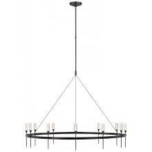 Visual Comfort & Co. Signature Collection PB 5032BZ-CG - Overture Grande Ring Chandelier