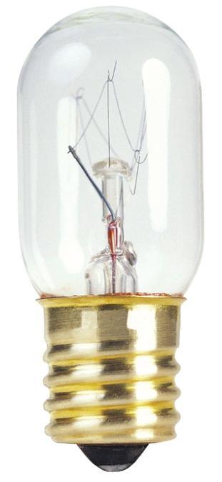 15W T7 Incandescent Clear E17 (Intermediate) Base, 120 Volt, Card