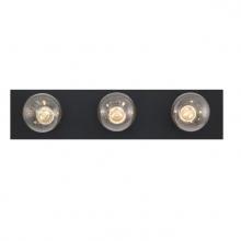 Westinghouse 6117500 - 3 Light Wall Fixture Matte Black Finish