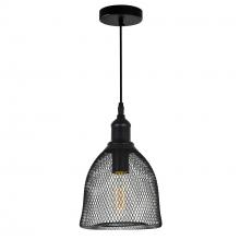 CWI Lighting 9638P7-1-101 - Drea 1 Light Down Mini Pendant With Black Finish