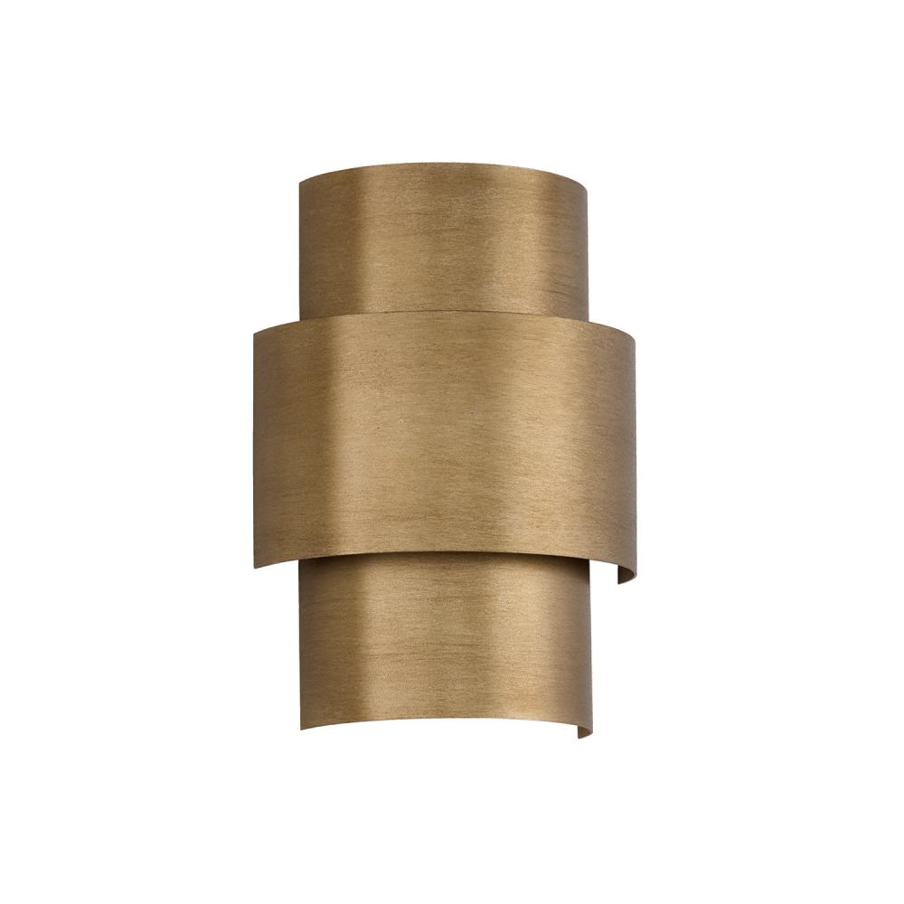 2-Light Flush Mount Sconce in Mystic Luster