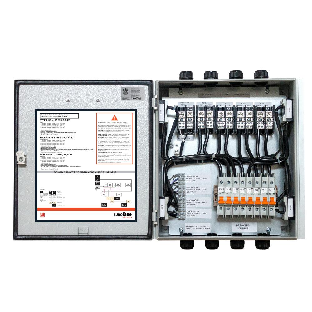 Eurofase EFURCB48M1 1 Zone 240V to 480V Universal Relay Control Box