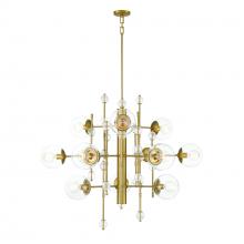 Eurofase 47223-011 - Traiton 48" 3 Tier Chandelier In Gold