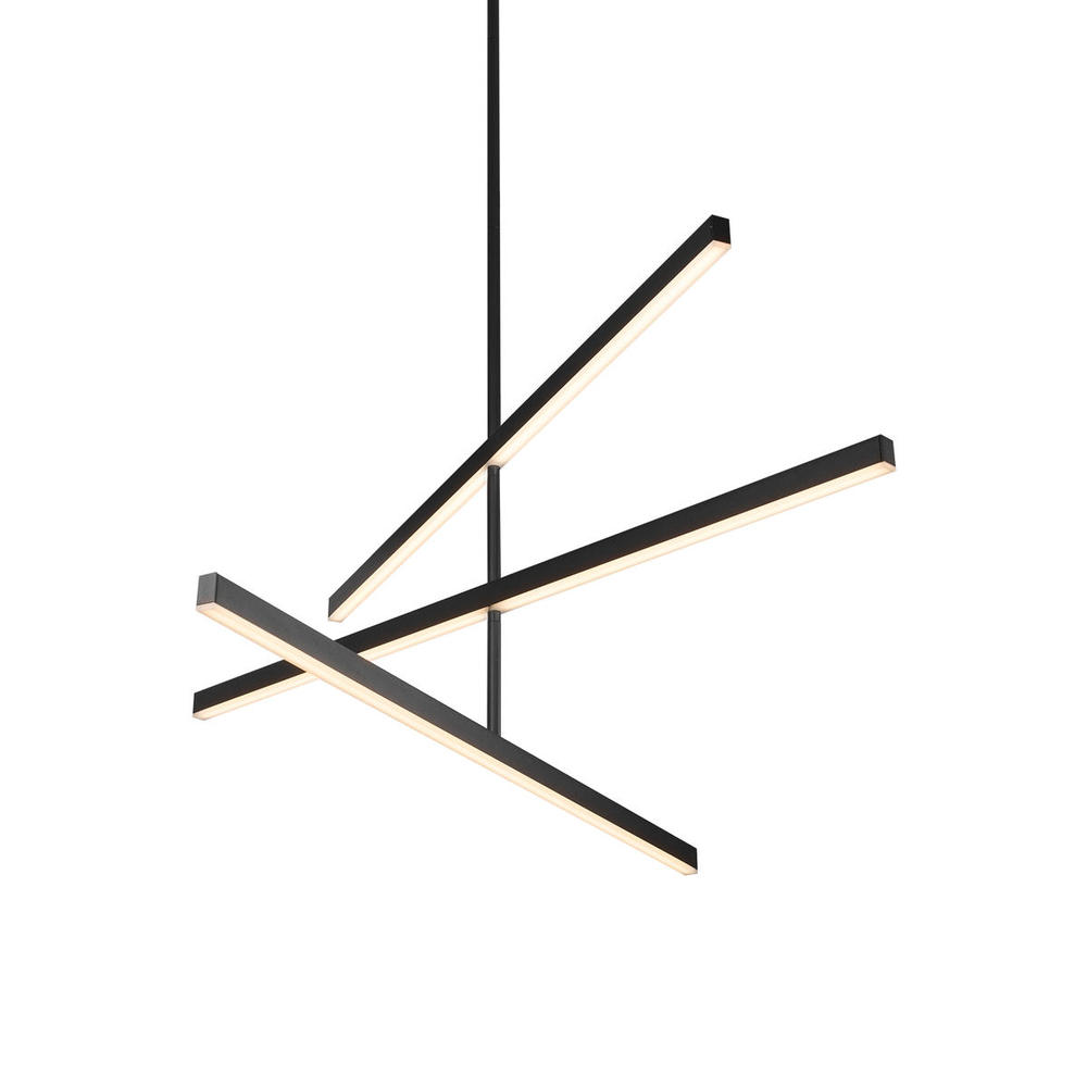 Vega 45-in Black LED Chandeliers