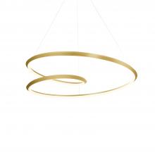 Kuzco Lighting Inc PD22332-BG-UNV - Ampersand 32-in Brushed Gold LED Pendant