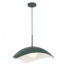 Kuzco Lighting Inc PD55922-PGN - Kirby 22-in Pine Green Socket Pendant