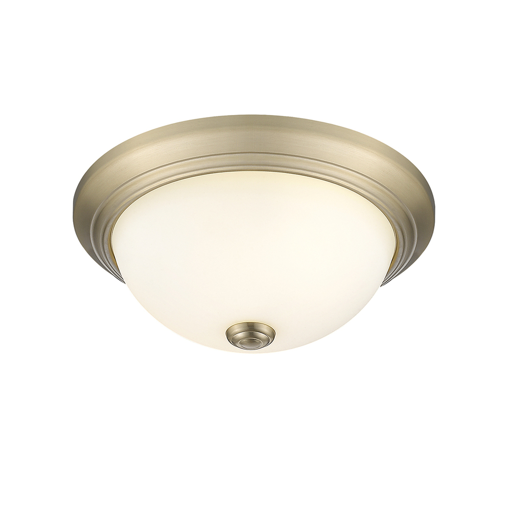 2-Light Flushmount Ceiling Light Modern Gold