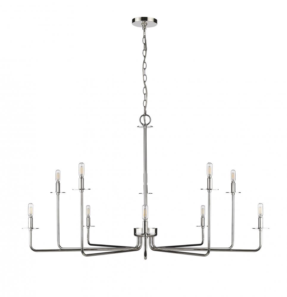 Marceline 1 - Light Chandelier Ceiling Light Polished Nickel