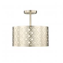 Millennium 4292-MG - Gracelan 2-Light Semi-Flush Ceiling Mount Modern Gold