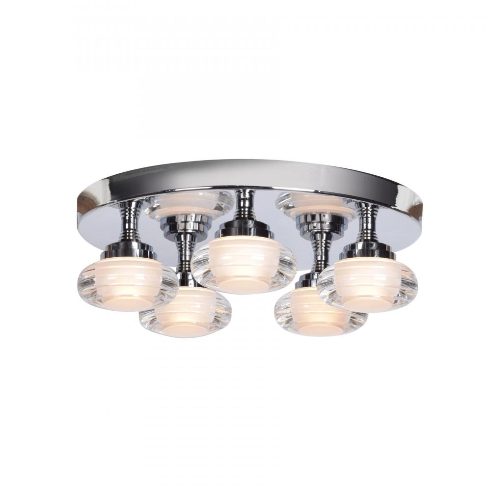 5 Light Cluster LED Flush Mount