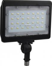 Nuvo 65/537R1 - LED Large Flood Light; 50W; 3000K; Bronze Finish; 100V-277V; Dimmable