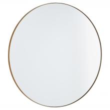 Quorum 10-30-21 - 30" ROUND MIRROR - GLD