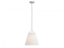 Savoy House Meridian M7045BN - 1-Light Pendant in Brushed Nickel