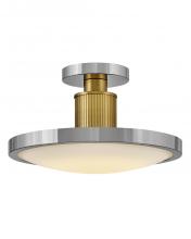 Hinkley 47593PN-LCB - Medium Semi-Flush Mount