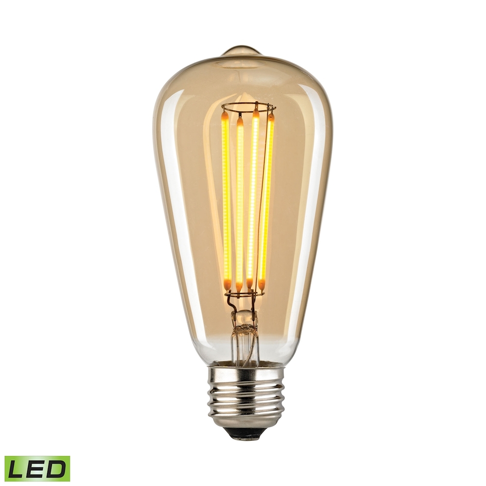 LED Bulb - Light Gold Tint, 4 Watts, E26 Medium Base, 2700K