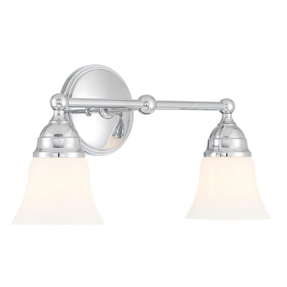 Sophie 16.5'' Wide 2-Light Vanity Light - Chrome